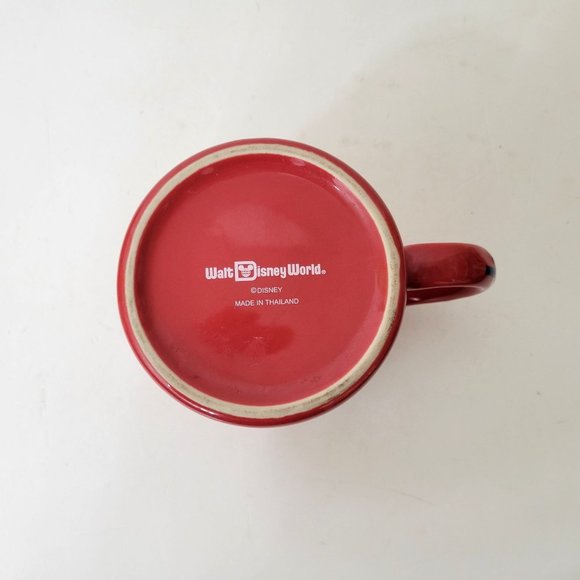 Magic Kingdom Est. 1971 Extra Large Red Mug Dimensional Raised Design - Picture 4 of 6